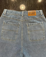 American Street Harajuku Retro Denim Shorts with Letter Embroidery Oversized Jeans Men Y2k Loose Casual Versatile Shorts Women