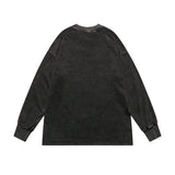 Trapwear Shirt – Rainbowtouches Washed T Shirt Men Oversized High Street Clot – Modern Streetwear for Everyone