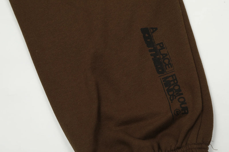 new 2023 hot luxury men classic fragment utopia coffee sunrise comfortable cotton parkour sweat casual pants sweatpants 676 relaxed fit joggers