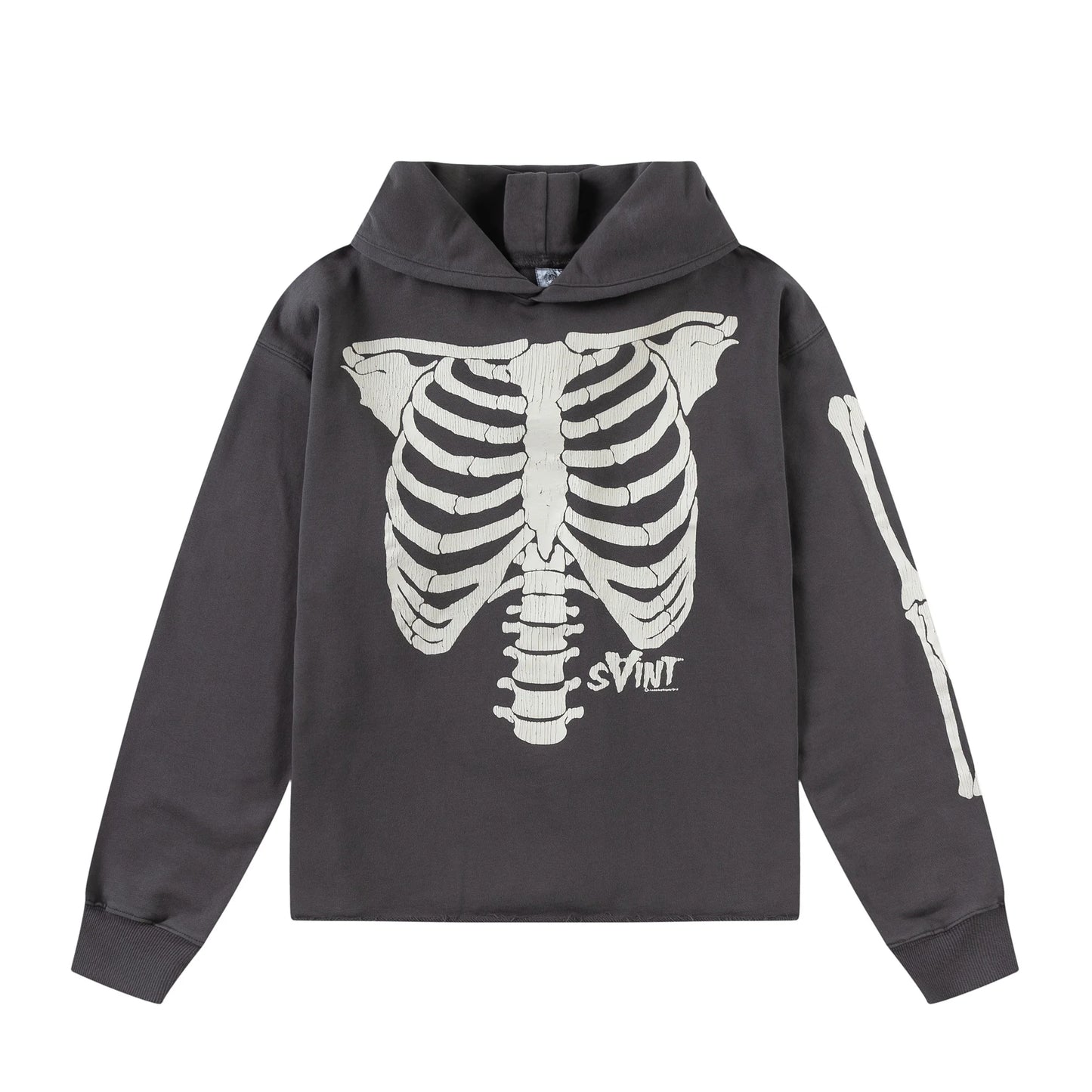 Retro 90s cyber hoodie with oversized fit