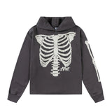 Retro 90s cyber hoodie with oversized fit