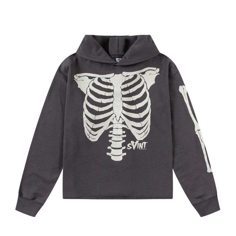 Retro 90s cyber hoodie with oversized fit