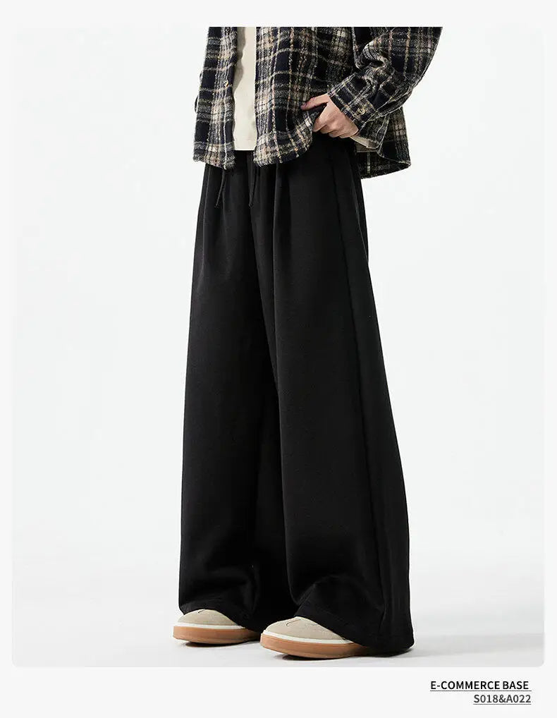 men women loose casual streetwear fashion wide leg sport pants jogger sweatpants hip hop trousers baggy pants unique joggers style 1702