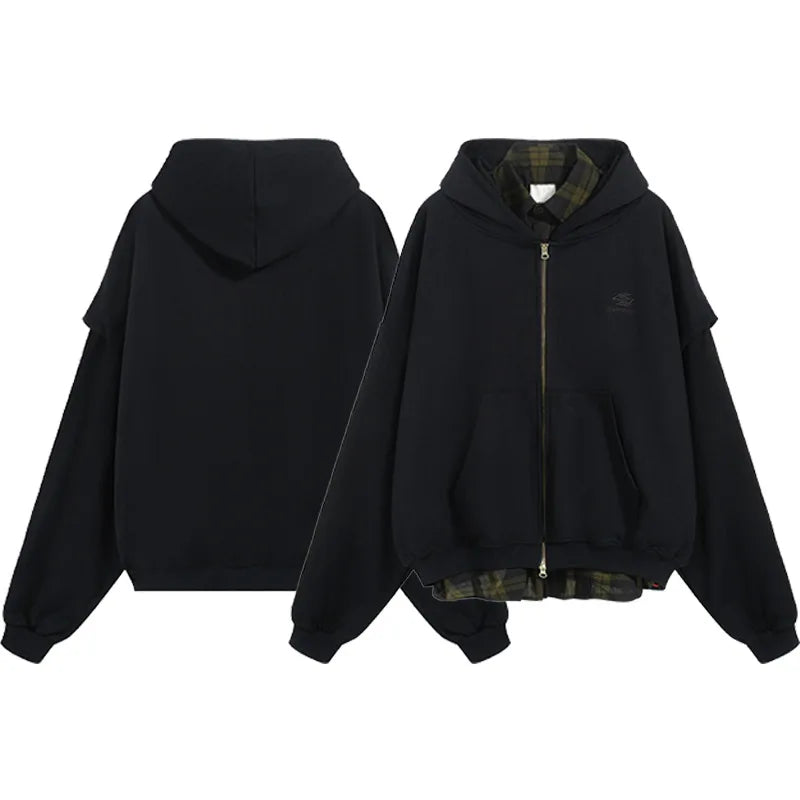 skatercore barcode glitch featuring new 2023 luxury men undermycar shirts plaid gentleman hoodies hoody hooded sweatshirts velvet thicken hip size 1 2 3 4 766