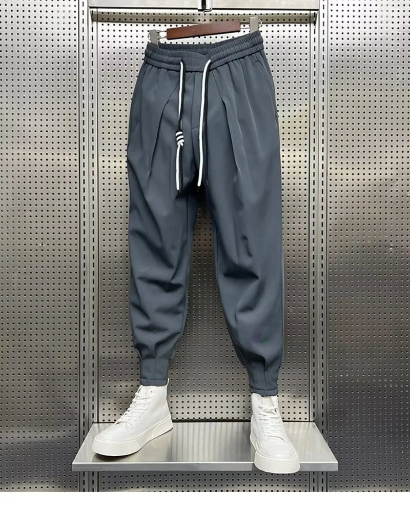 mens harem joggers pants male cargo pants streetwear black hip hop casual pockets sweatpants oversized 2024 fashion trousers casual joggers