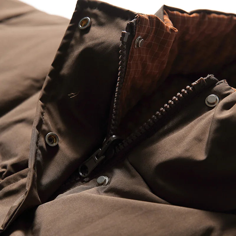 Men's Down Jackets Reversible Jacket 2023 Winter 90% White Duck Down Jacket Warm Coat Thick Outwear Hip Hop Streetwear