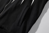 Streetwear nan oversized puffer quilted graffiti