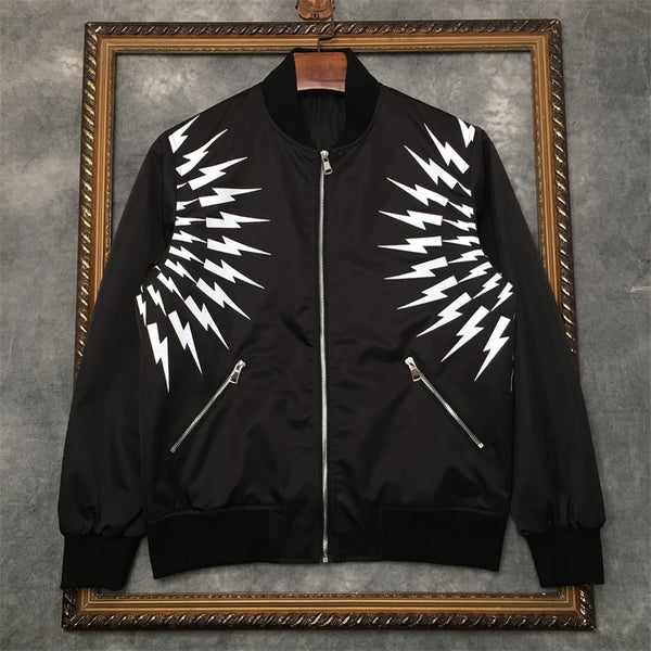 Quilted high fashion parka zip-up vintage urban