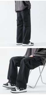 mens black pants hip hop streetwear fashion jogger harem trousers man casual sweatpants male pants big size 5xl unique joggers style 1264