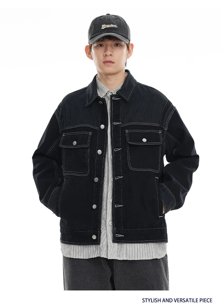 grunge winter jacket, layered citywear - oversized graphic apparel for edgy looks
