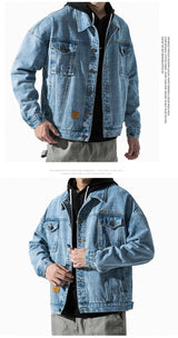 Retro Baseball Jacket for Men Cold Weather Jacket