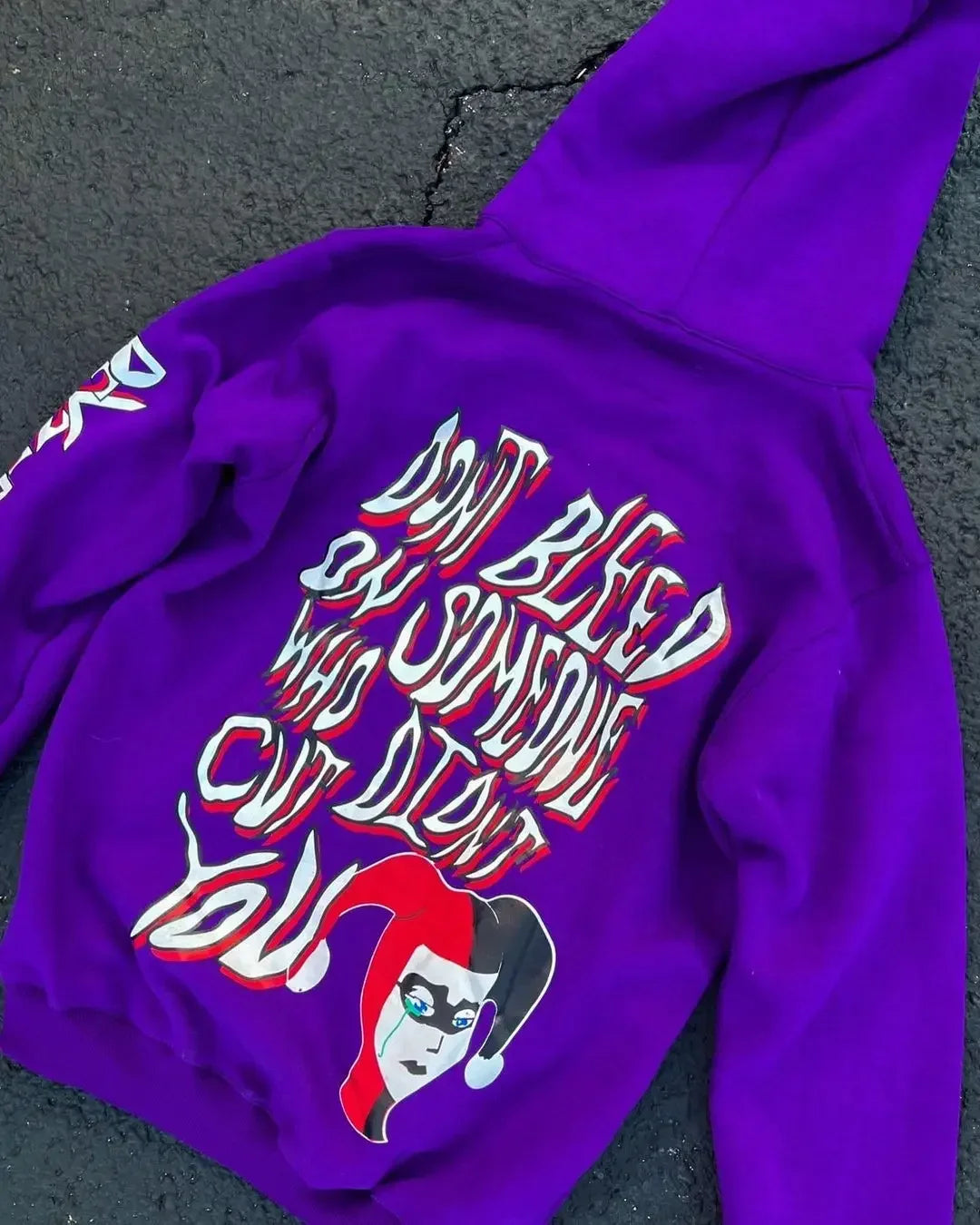 Oversized Y2K Tops Hoodie Streetwear Goth Popular Harajuku Tracksuit M