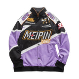 fashion racing style jacket coat mens letter embroidery loose coats unisex streetwear new casual motorcycle jackets outerwear - variant style d9b375 for streetwear fashion