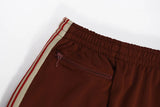 tie xiuhong high quality men woman pants chaopai versatile side edge weaving stripe embroidery loose joggers sweatpants unique joggers style 5065