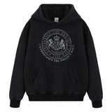 Urban hacker hoodie with dystopian neon elements