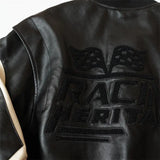 Spring And Autumn Men's Leather Jacket Coat American Baseball Suit Stitching Leather Jacket