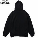 Men Hip Hop Hoodie Sweatshirt Butterfly Streetwear Harajuku Hoodie Pul