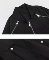 grunge street bomber, modern fit for men, oversized fit