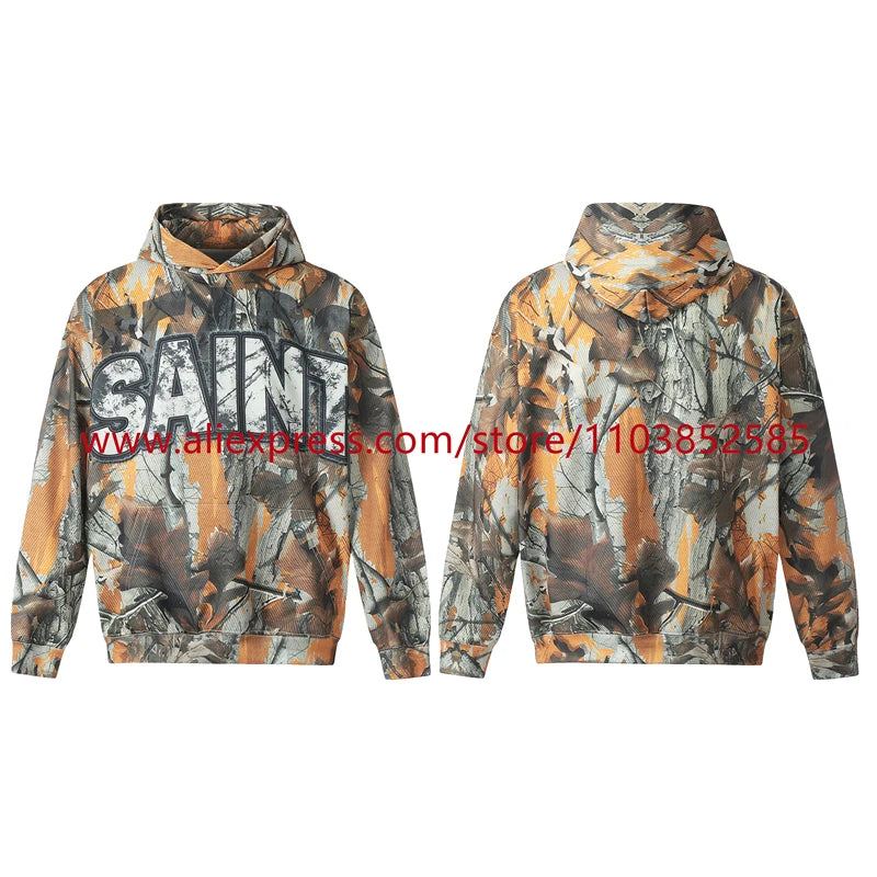 Autumn And Winter Vintage American High Street Mens Hooded Hoodie Clot