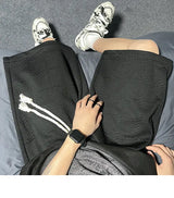 korean style niche casual shorts men summer workwear five point pants design trendy brand loose couple style retro sports pants unique shorts style 2162