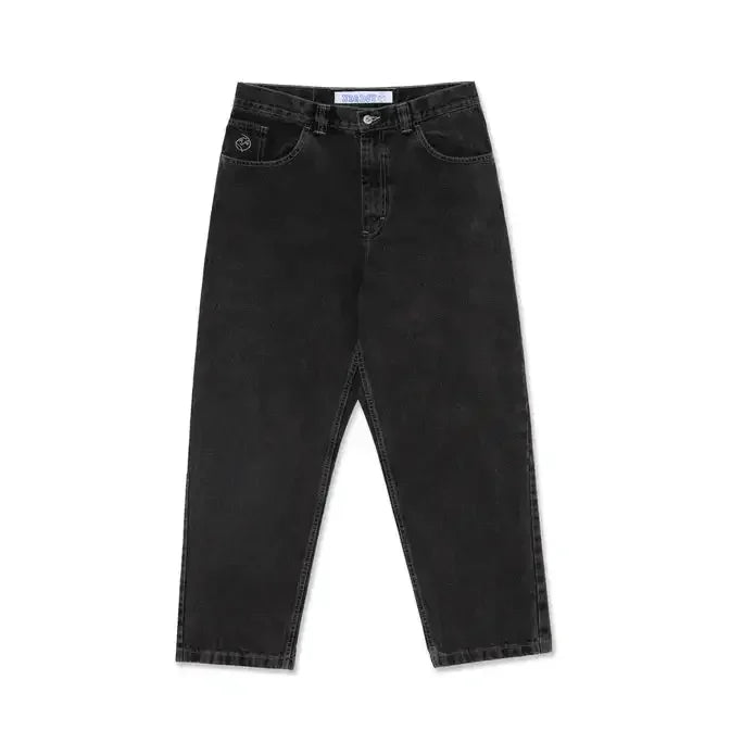 hip hop polar big boy jeans streetwear cartoon embroidery y2k pants vintage blue baggy jeans mens womens high waist wide trouser unique jeans style 5261