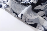 Dark Icon Skeleton Floral Men's Shirt Summer Vintage Shirts for Men Male Top