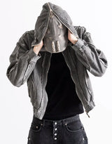 oversized fit featuring new 2023 men zipper metal thug club holes hoodies pockets varsity coats jackets down coats cotton warm winter thicken 653 design – premium quality jacket for men