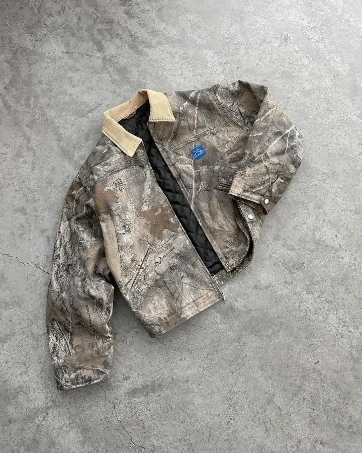 jacket clothes for men harajuku retro hip hop camouflage graphics oversized sweatpants long sleeve jackets coat tracksuit men streetwear sweatpants