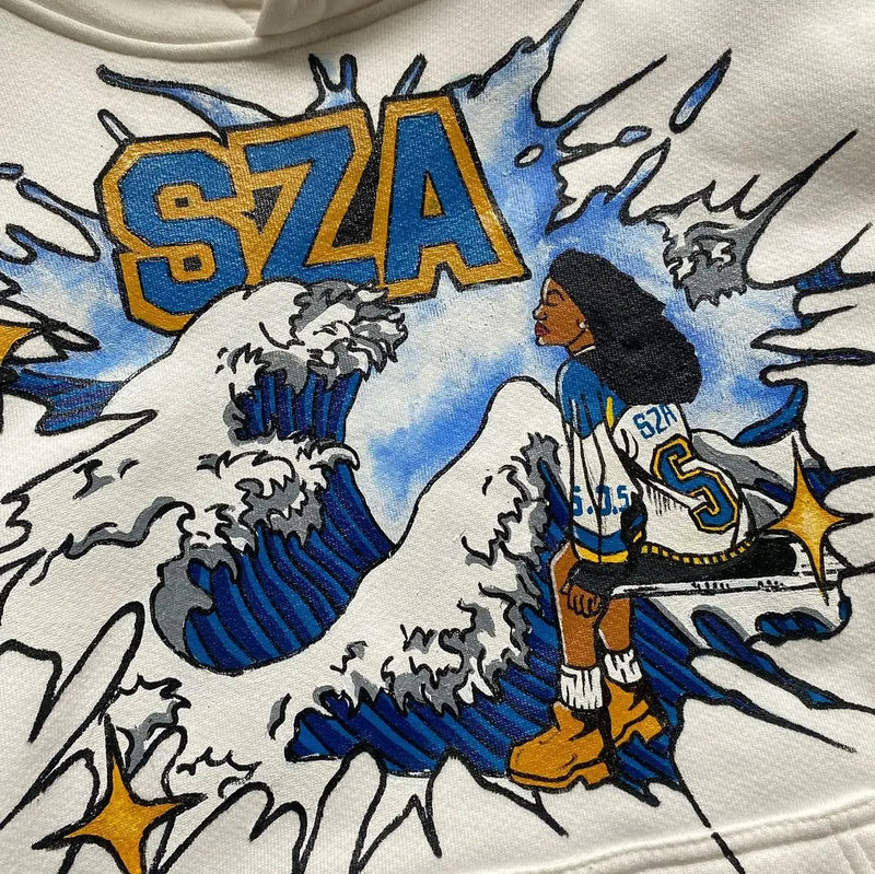 Autumn And Winter Fashion Sportswear Luxury Brand Sza Letter Hooded Me
