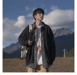 grunge street bomber, modern fit for men, oversized fit
