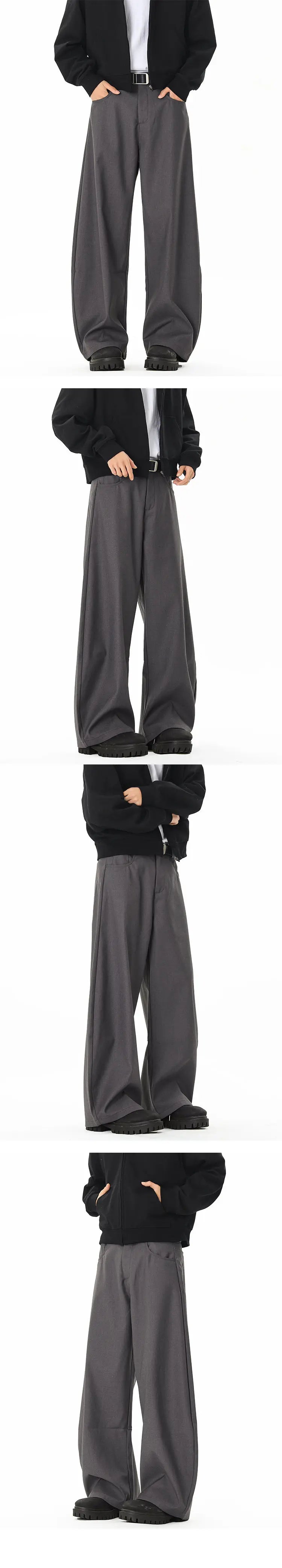 men streetwear fashion loose casual vibe hip hop black gray suit pant women harem pants trousers unique default style 2046