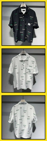 Y2k Aesthetic piece – Summer Short Sleeved T Shirt New Short Sleeved Shirt Mens Fa