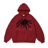 cyberpunk tribal flames featuring fashion spider web printed hoodies unisex hip hop y2k sweatshirt streetwear mens casual hooded autumn warm loose tops hoodies