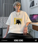 Cyberpunk Aesthetic piece – Japanese Fun And Trendy Cat Print New Short Sleeved T Shirts