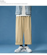 cotton casual pants men fashion oversized wide leg pants men streetwear hip hop loose straight pants mens vintage trousers m 3xl unique default style 3786