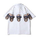 "Skull City" Unisex Men Women Streetwear Graphic Shirt Daulet Apparel