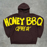 Y2k Pullover Print Pattern Long Sleeved Hoodie Hoodie Clothing Vintage Street Rap Trend Wear High Street