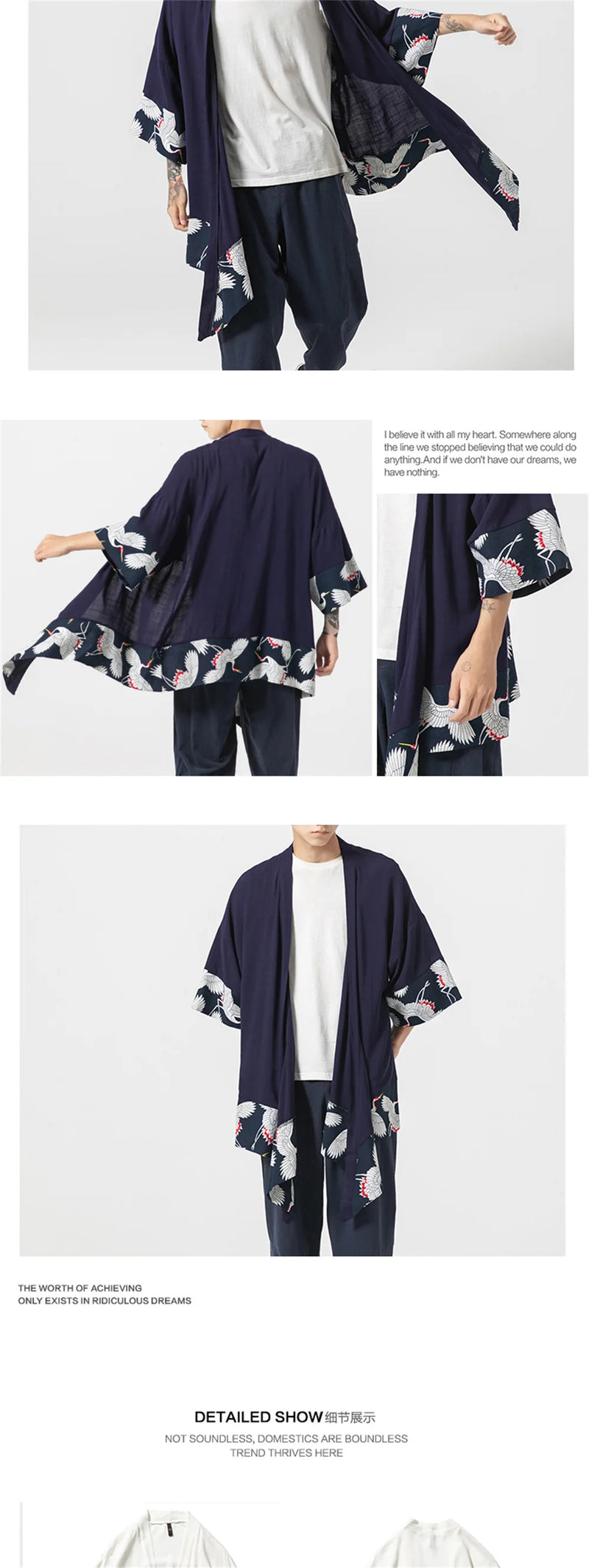 Japanese Kimono Cardigan Men Summer New Haori Samurai Kimonos Karate Streetwear Shirt Kimono Japones Mens Haori Yukata