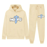 2024 American retro INS light gray street printed letter sweatshirt men and women in winter popular niche loose casual hoodie