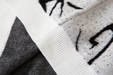 rainbowtouches men sweaters high street crew neck trendy pullover vintage loose knitted sweater spring and autumn mens clothing aesthetic street look hoodie, oversized graphic print design, trendy hip hop style outerwear