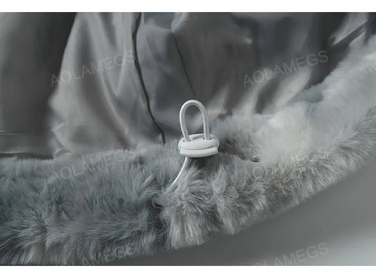essential hip wear design oversized urban - mens-rabbit-fur-jacket-coats-hip-hop-cross-letters-winter-fleece-jacket-streetwear-casual-harajuku-coat-zip-up-fashion-outwear fit 327cac graphic everyday style high print streetwear quality unisex material hop premium fashion style casual image streetwear design ID 55fc6