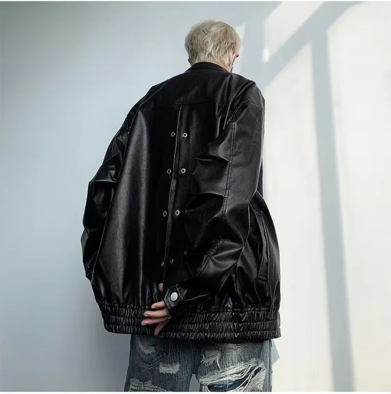 minimalist streetwear jacket, bold fashion piece, aesthetic