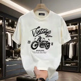 Gothic Tribal flame – 2024 Summer Mens T Shirt Cotton Sports Top Trendy Graphic T