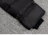Winter Men's Down Jacket Coat Dark Style Shark Head Masked Zipper Goose Down Warm Regular Down Jacket Coat For Men And Women