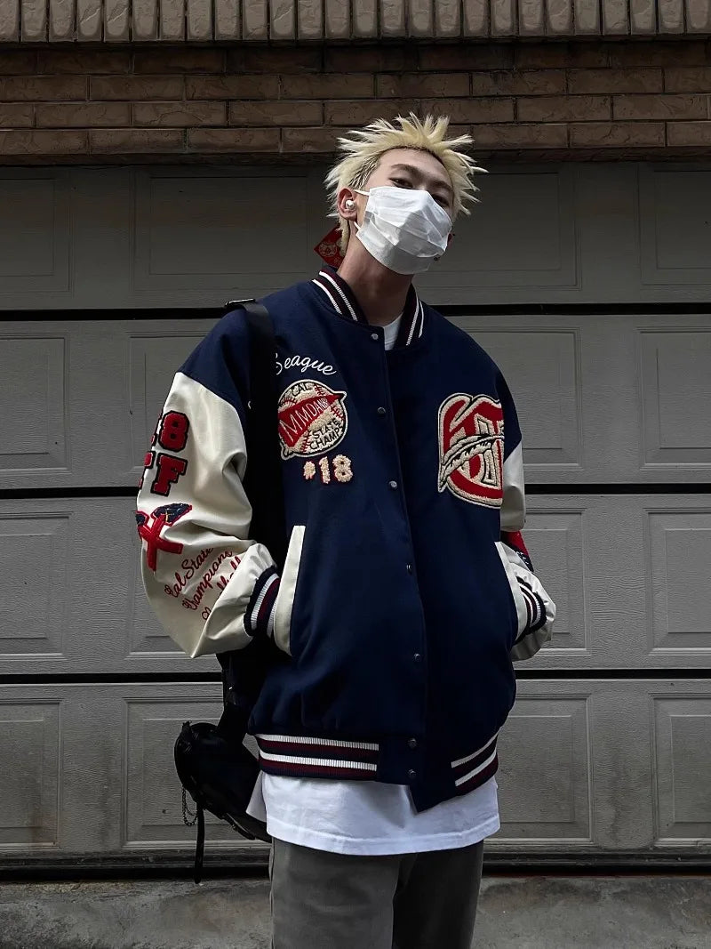minimalist streetwear jacket, bold fashion piece, aesthetic