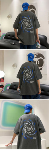 Harajuku Graphic tee – Goth Letter Printed T Shirt Hombre Hip Hop Fashion Crewneck