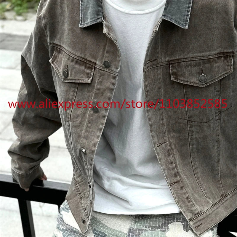 essential fall-new-american-heavyweight-vintage-mens-denim-jacket-high-quality-tops-oversize-fashionable-and-versatile-clothing-collar premium - hop oversized quality material urban high fashion unisex image design style fit print casual graphic hip 866417 streetwear everyday wear style streetwear design ID 16119