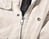 Minimalist streetwear fleece high fashion parka vintage