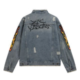 Vintage windbreaker bomber fleece high fashion graffiti