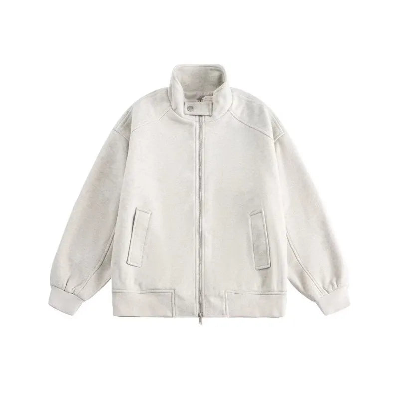 Autumn New Stand Collar Sports Jacket Mens Korean Couple College High